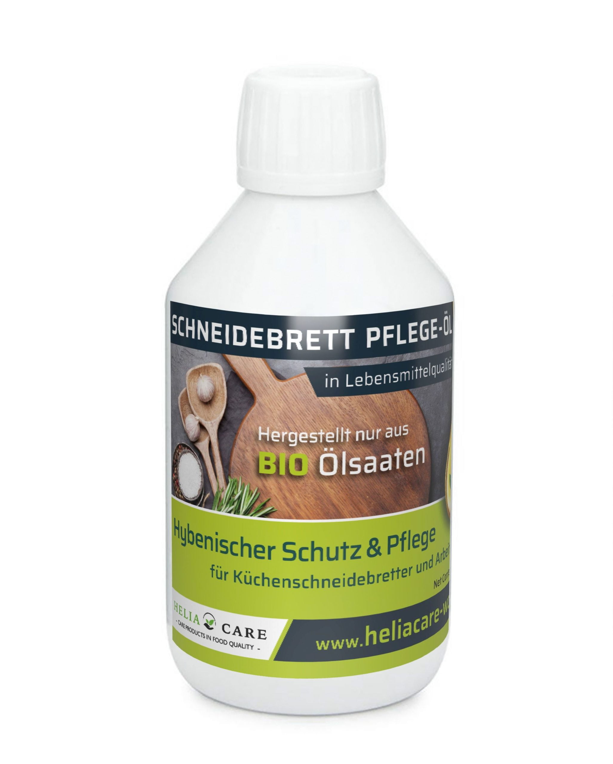 HeliaCARE Schneidebrett Öldose alt