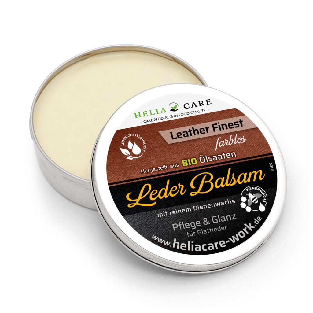 Leder Balsam: Pflegeprodukt in Lebensmittelqualität für Leder