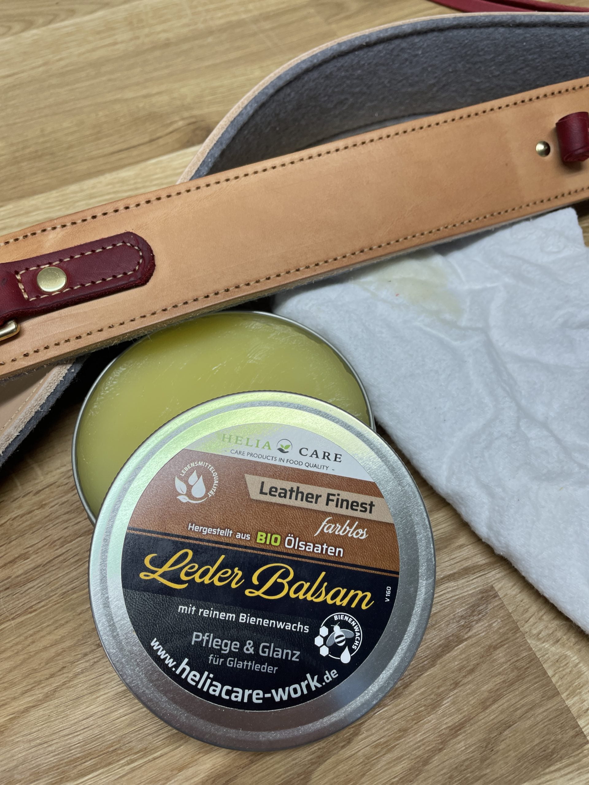 Leder Balsam Anwendung