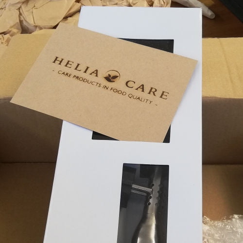 Brandstempel HeliaCARE ausgepackt